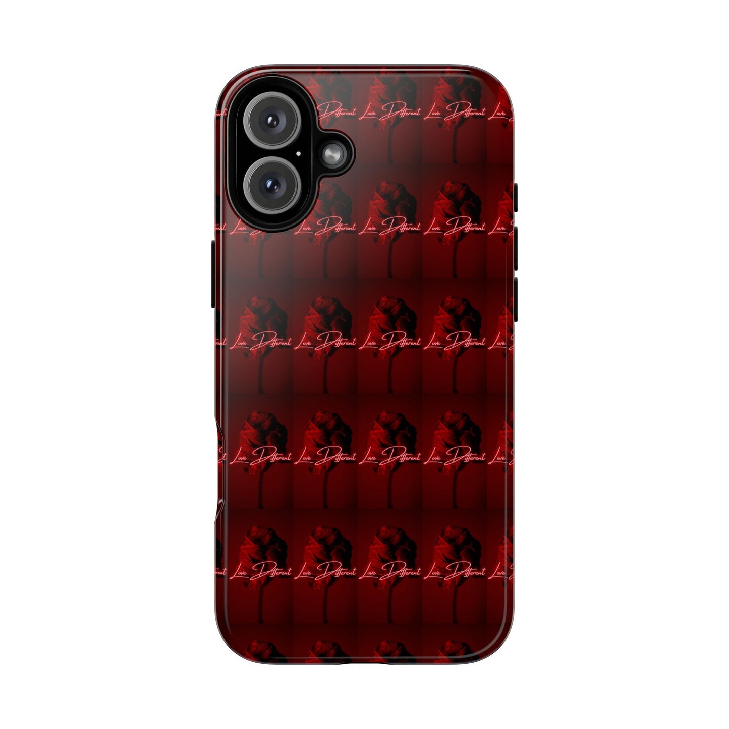 Red Patterned Phone Case | Tough Cases for Stylish Protection, Trendy Cell Cover, Unique Gifts for Tech Lovers, Modern Design