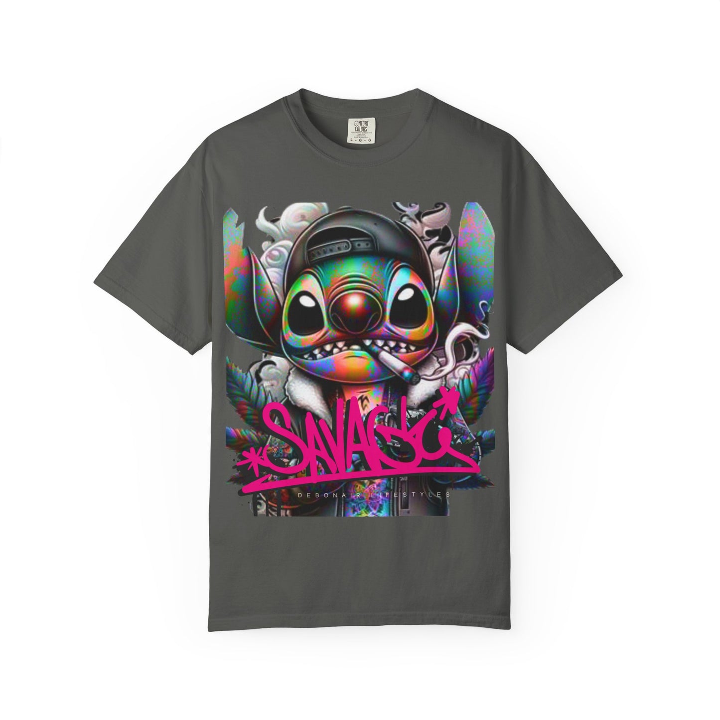 Savage Vibe Unisex Garment-Dyed T-Shirt, Streetwear, Graphic Tee, Cool Casual Wear, Unique Gift, Art-Inspired Fashion