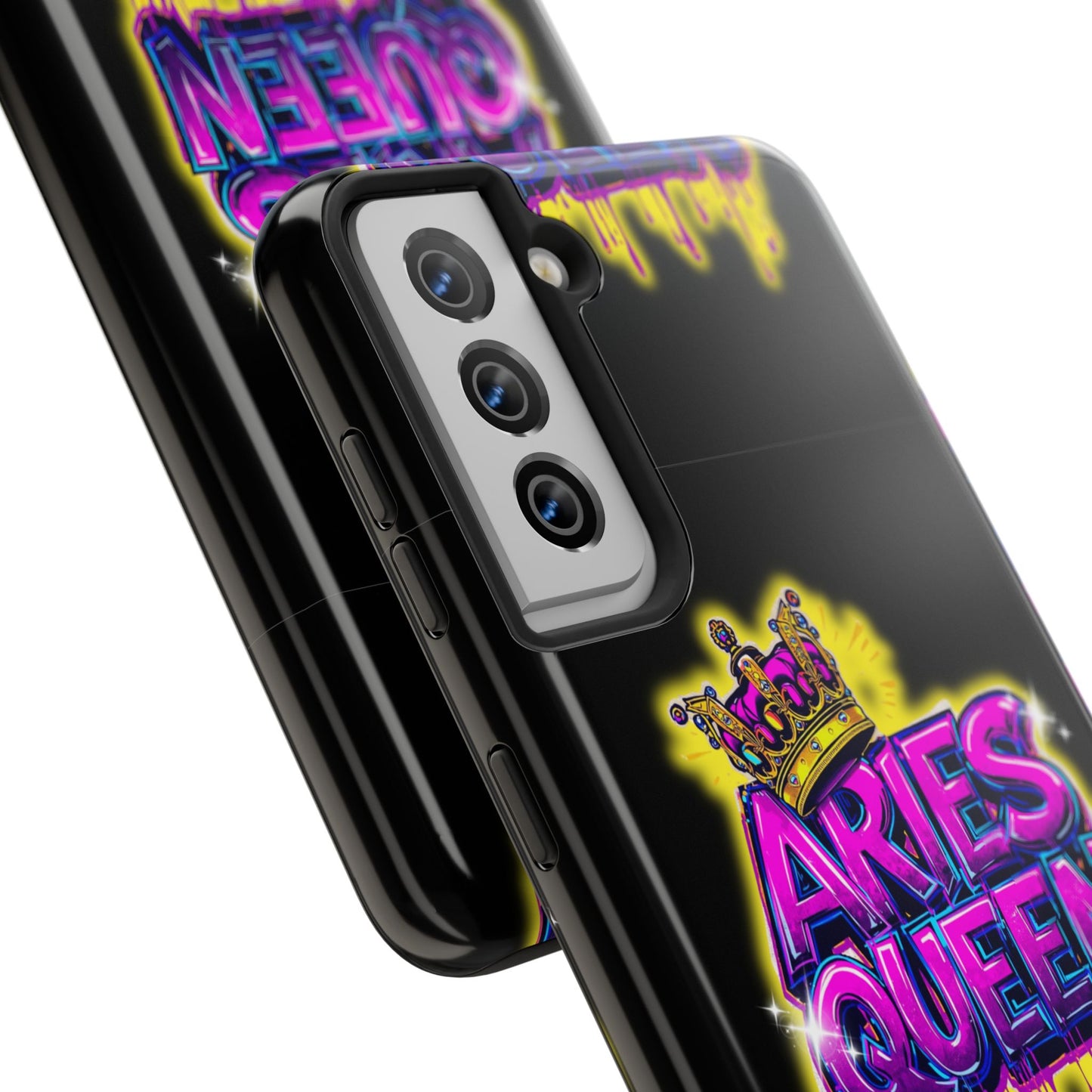 Aries Queen Tough Phone Cases - Vivid Design, Durable Protection, Aries Gifts, Astrology Accessories, Colorful Phone Cover