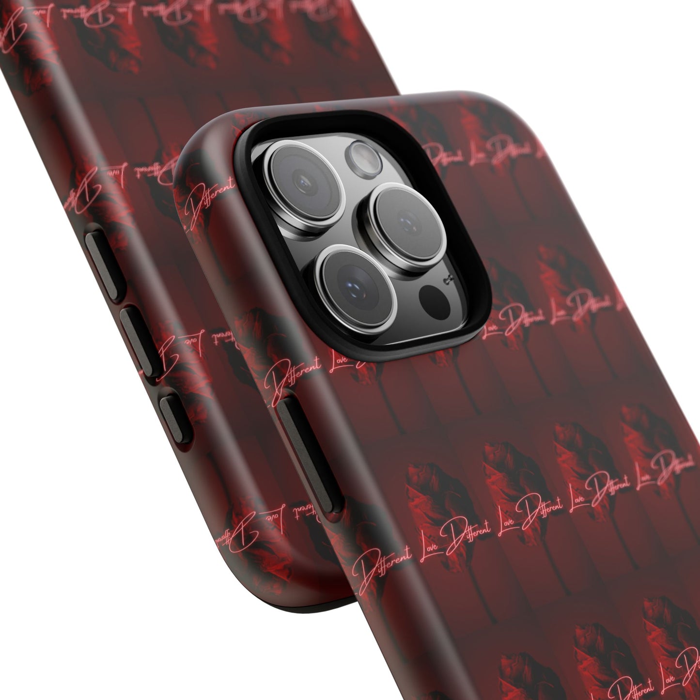 Red Patterned Phone Case | Tough Cases for Stylish Protection, Trendy Cell Cover, Unique Gifts for Tech Lovers, Modern Design