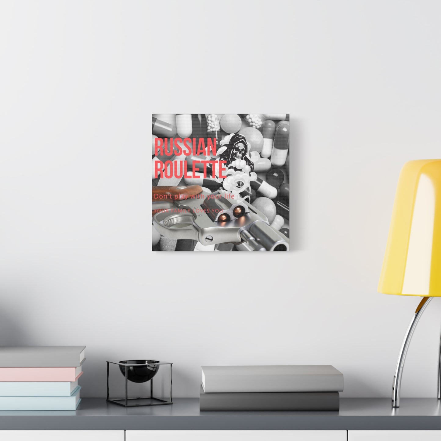 Bold Message Canvas Art, Wall Decor for Awareness, Mental Health Awareness, Home Office Decor, Unique Gift Idea