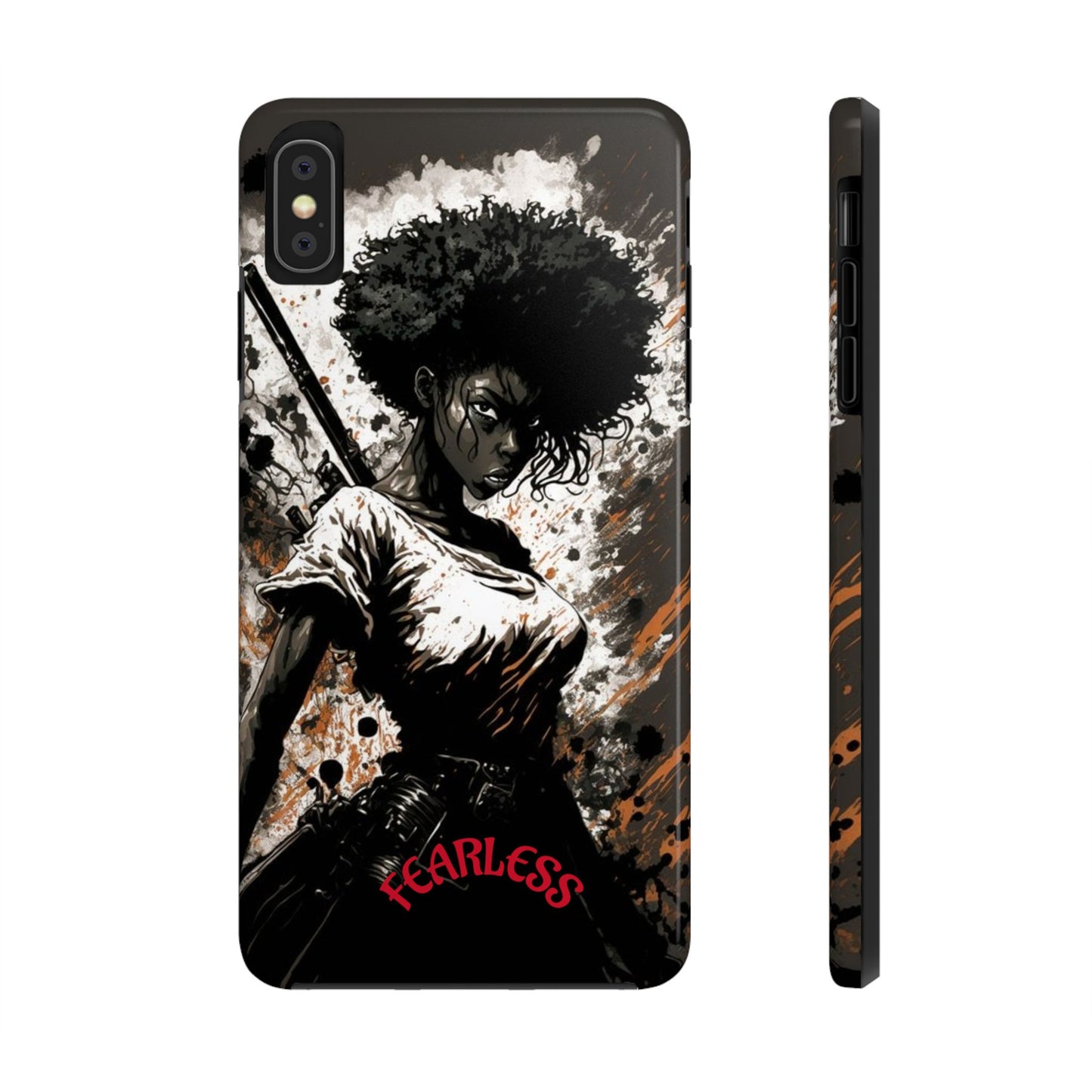 Fearless Tough Phone Cases for Adventurers, Unique Gifts for Him/Her, Durable Phone Accessories, Art-inspired Cases, Stylish Protection