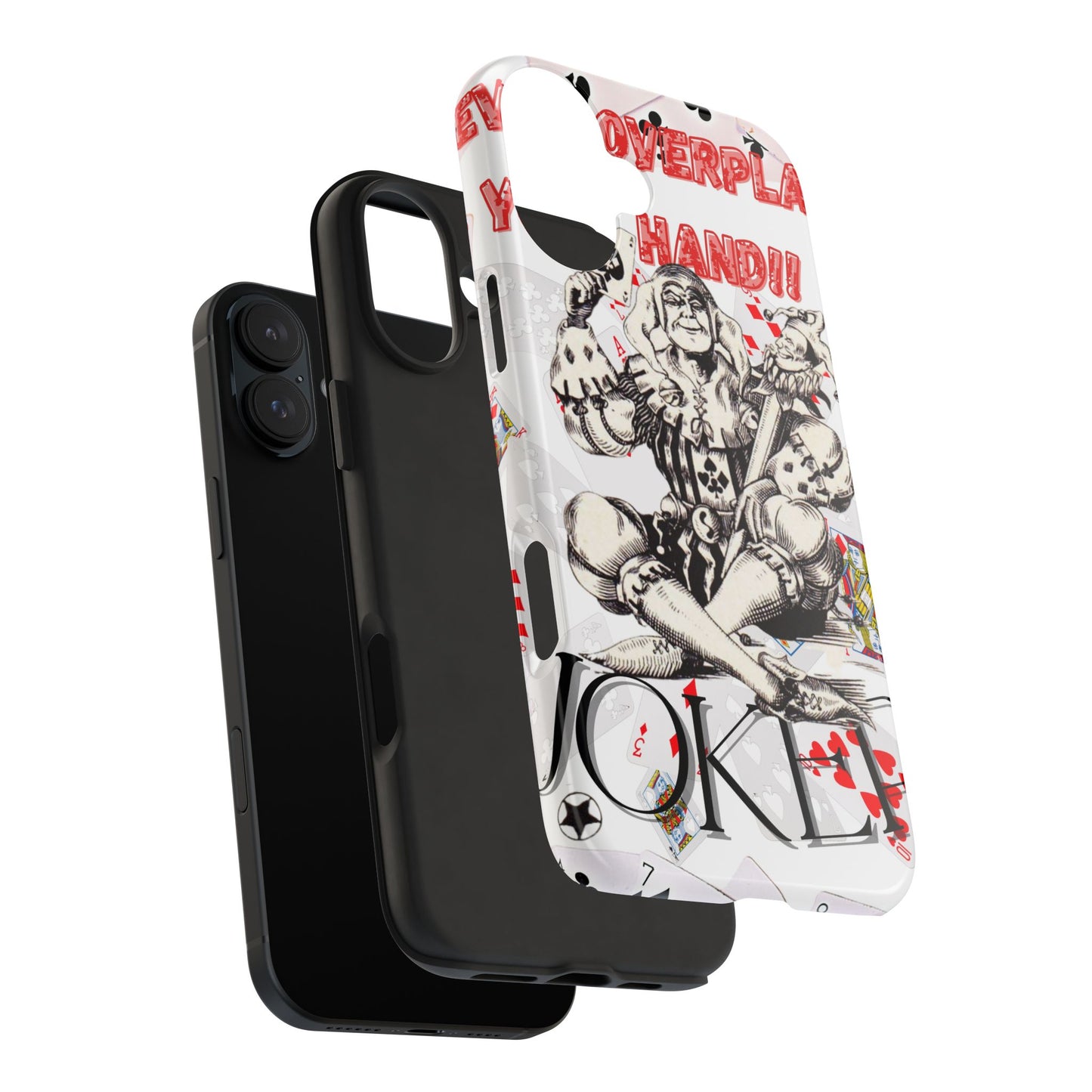 Bold Joker Phone Case - Unique Tough Cover for Gamers, Stylish Protection, Gift for Card Players, Fun Design for Phone Lovers