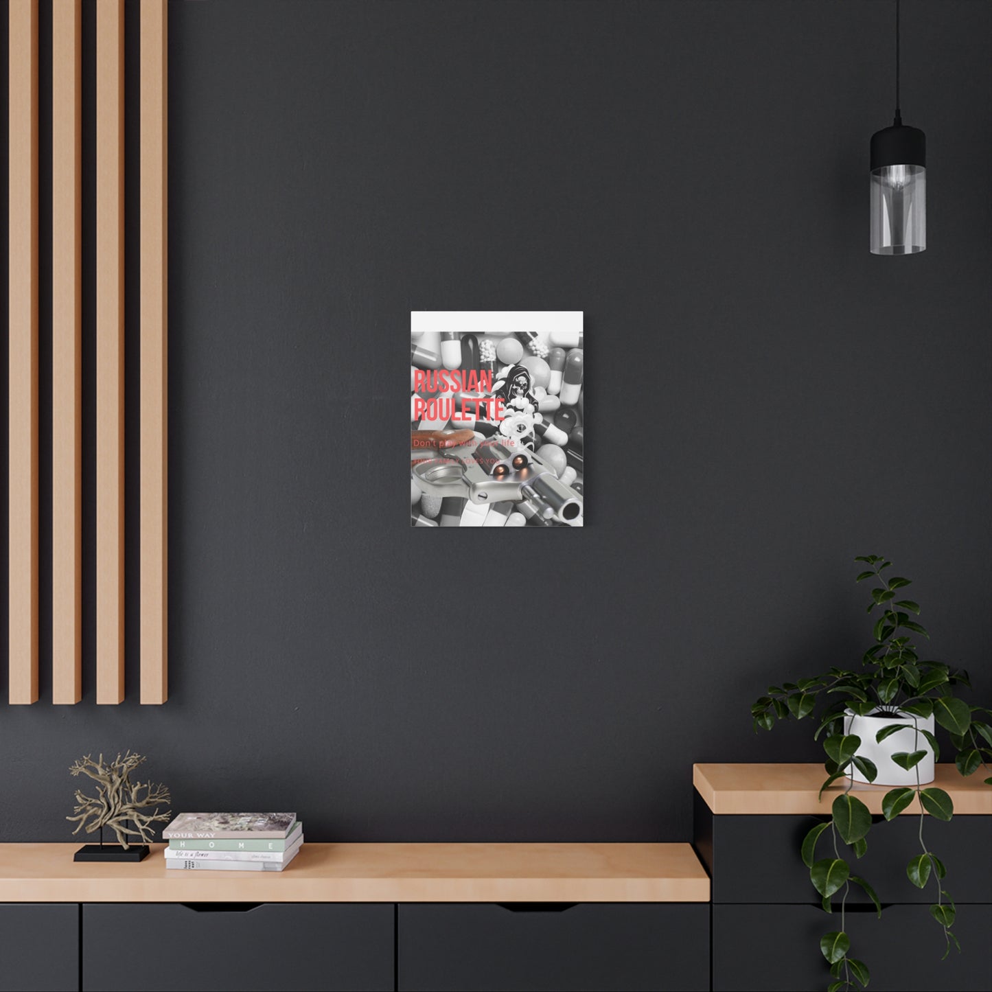 Bold Message Canvas Art, Wall Decor for Awareness, Mental Health Awareness, Home Office Decor, Unique Gift Idea