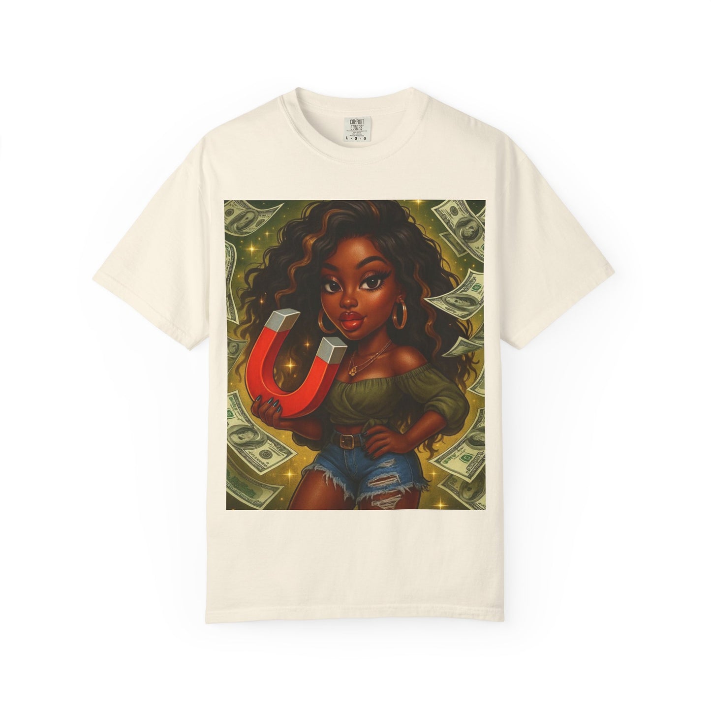 Magnet Money T-Shirt, Unisex Gift, Fashionable Tee, Casual Wear, Unique Graphic Design, Birthday, Motivational Apparel