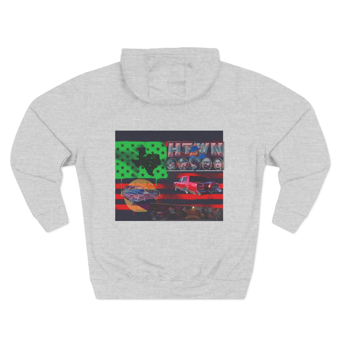 H-Town Fleece Hoodie, Cozy Sweatshirt for Urban Flair, Perfect for Casual Wear, Gifts for Friends, Street Style Essential, Unisex Hoodie