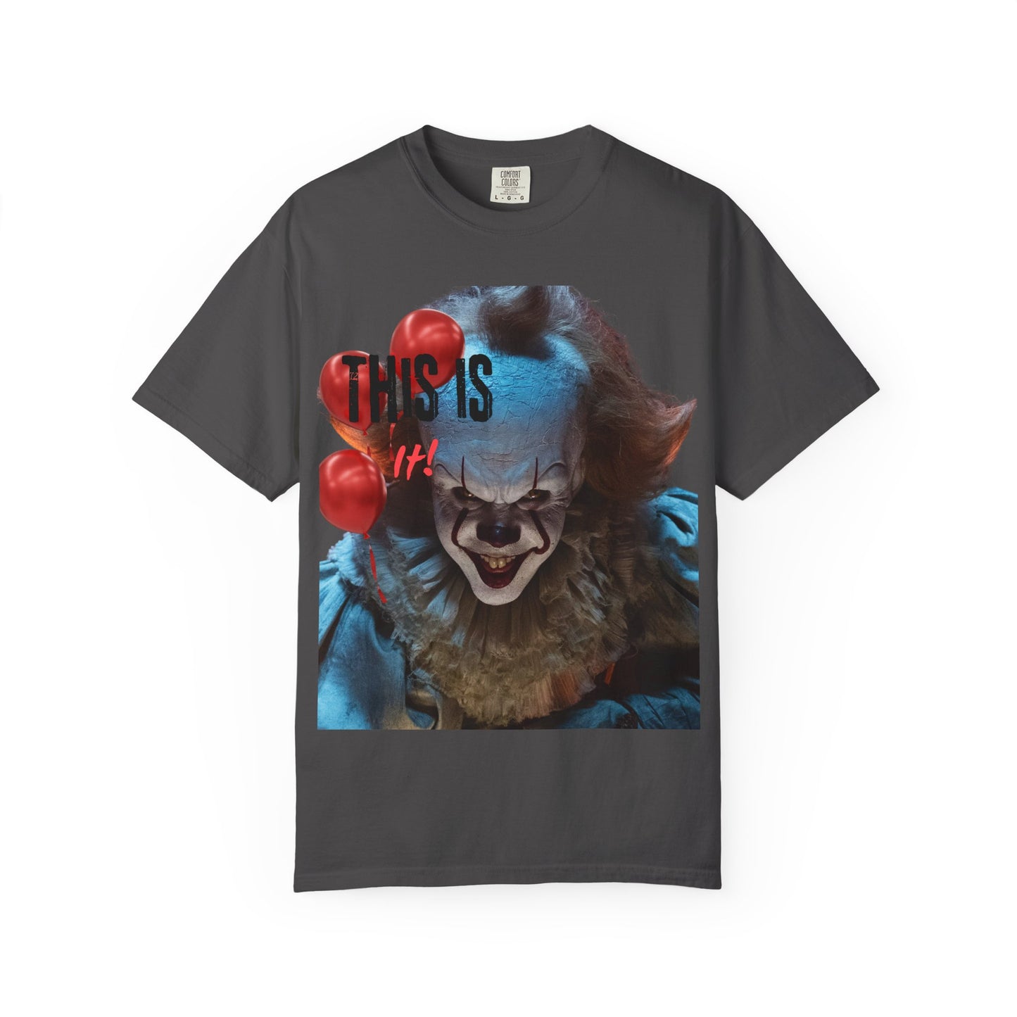Creepy Clown Graphic Tee - Perfect for Halloween, Horror Movie Lovers, Unisex Gift, Casual Wear, Spooky Events