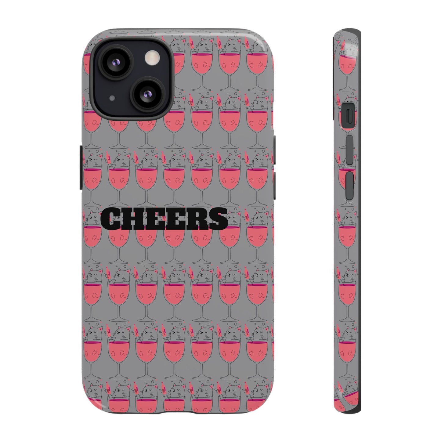 Cheers Phone Case, Fun Protective Case for Party Lovers, Gift for Birthdays, Anniversaries, Graduation, Custom Phone Cover