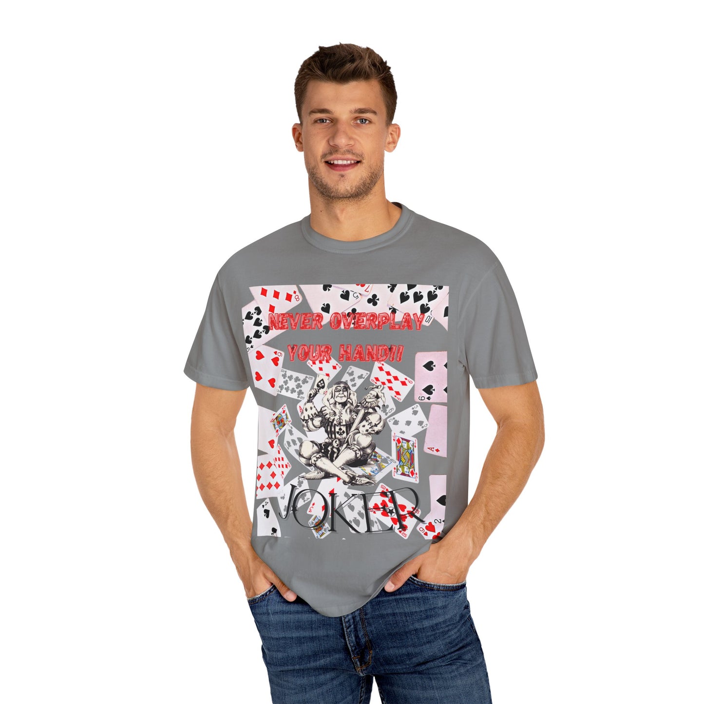Joker Graphic Tee, Casual Streetwear T-Shirt, Unique Gift for Gamers, Fun Fashion Statement, Perfect for Parties
