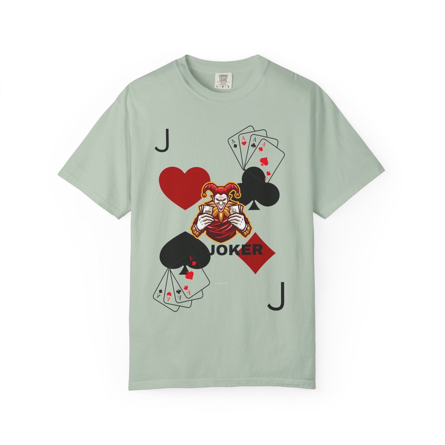 Joker Inspired Unisex Garment-Dyed T-Shirt - Perfect for Gamers, Fun Parties, Costume Events, Casual Wear, Gift Ideas