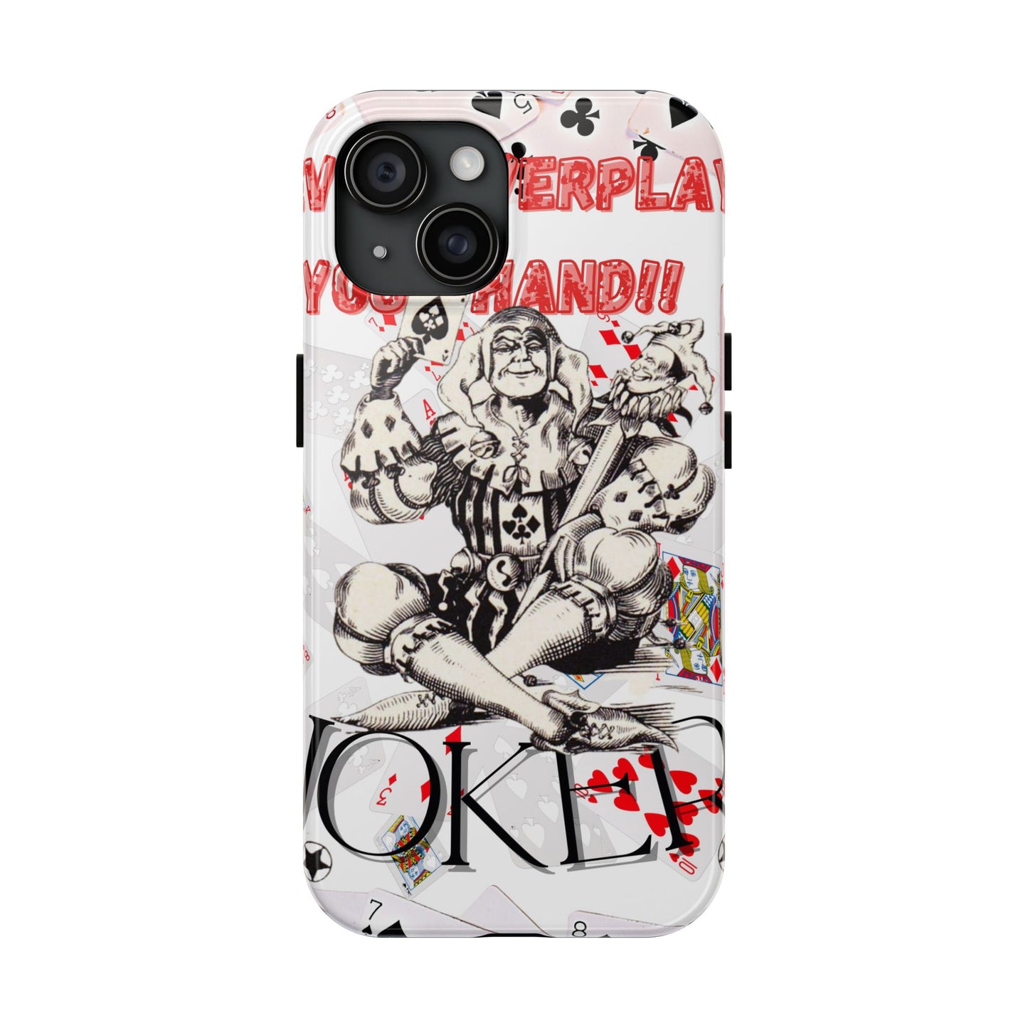 Bold Joker Phone Case - Unique Tough Cover for Gamers, Stylish Protection, Gift for Card Players, Fun Design for Phone Lovers