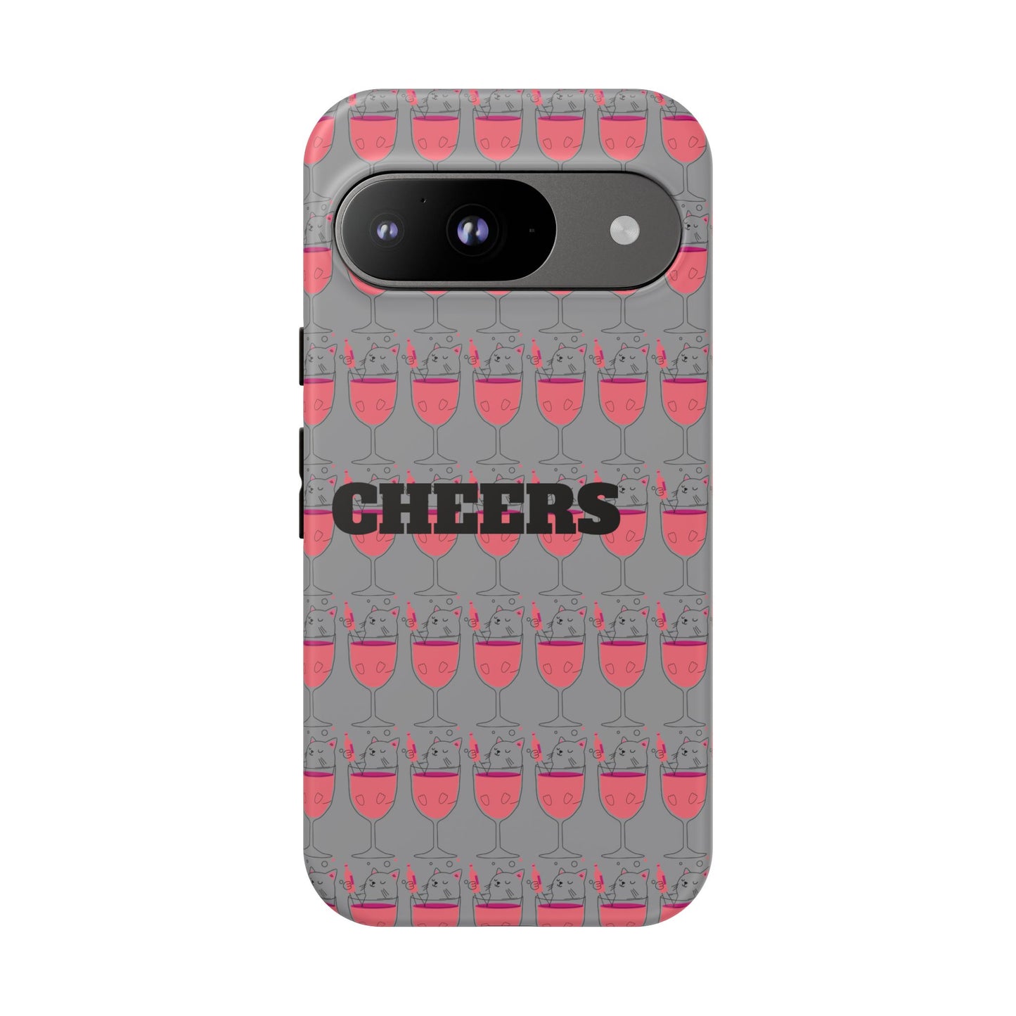 Cheers Phone Case, Fun Protective Case for Party Lovers, Gift for Birthdays, Anniversaries, Graduation, Custom Phone Cover