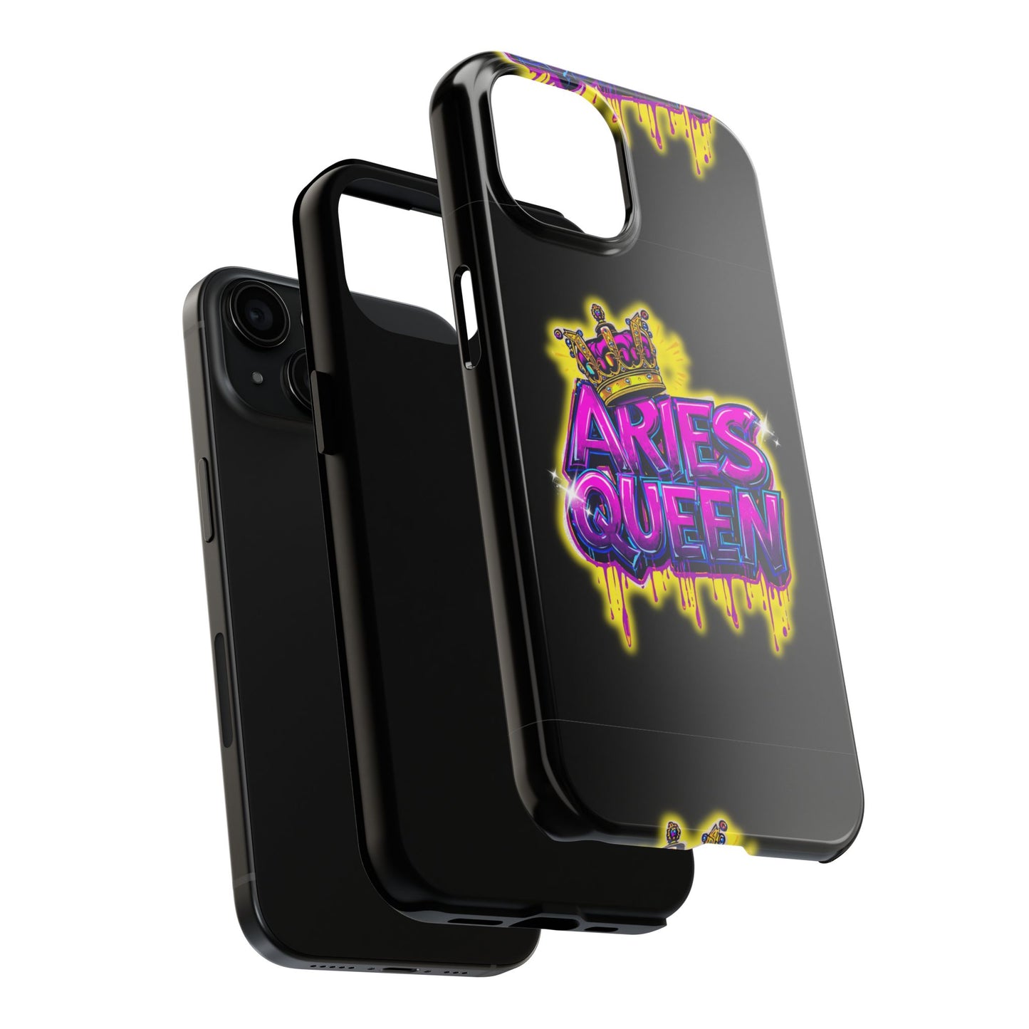 Aries Queen Tough Phone Cases - Vivid Design, Durable Protection, Aries Gifts, Astrology Accessories, Colorful Phone Cover