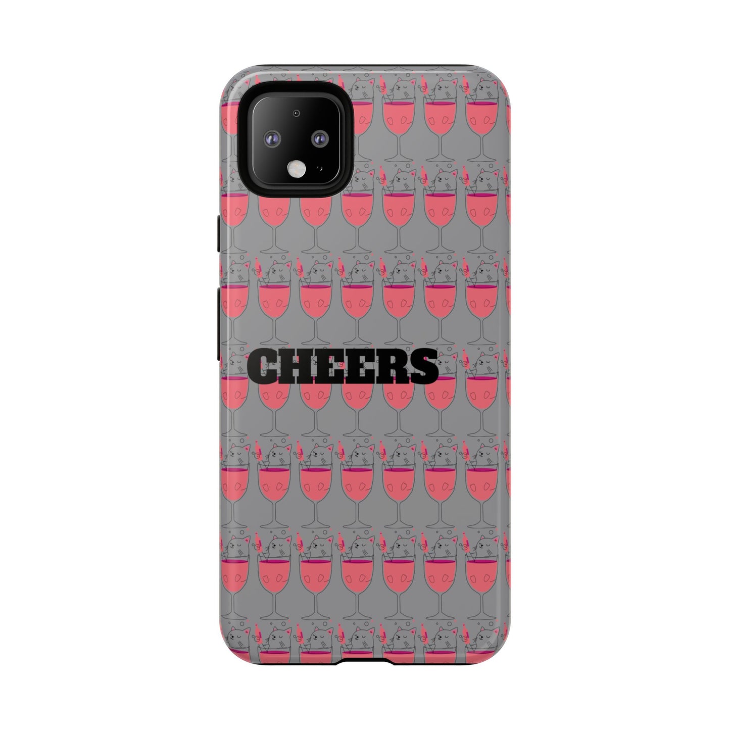 Cheers Phone Case, Fun Protective Case for Party Lovers, Gift for Birthdays, Anniversaries, Graduation, Custom Phone Cover