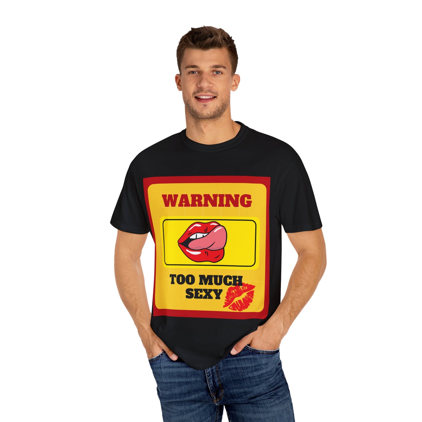 Playful Warning T-shirt, Casual Unisex Tee, Summer Outfit, Gift for Her, Fun Graphic Shirt, Bold Statement Clothing