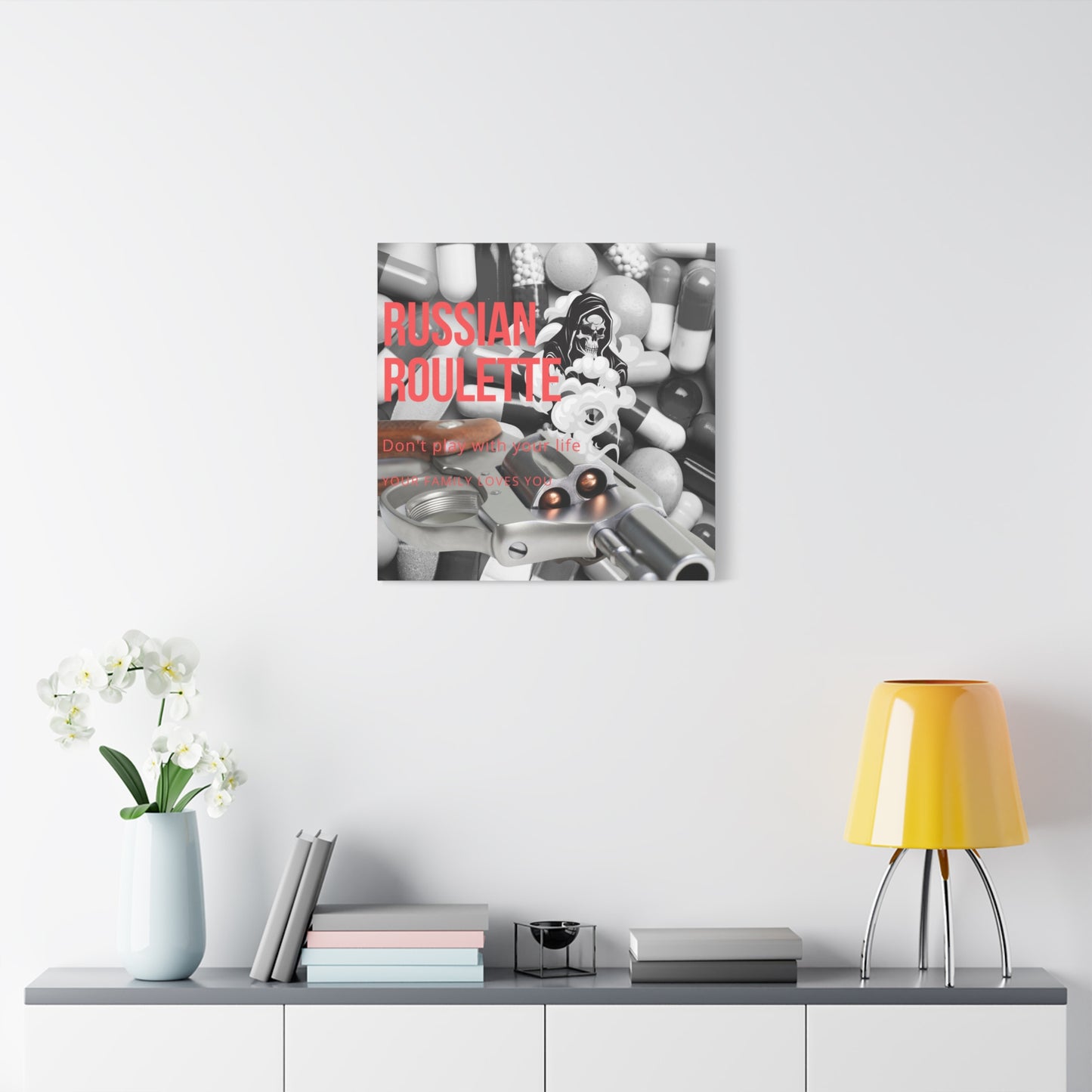 Bold Message Canvas Art, Wall Decor for Awareness, Mental Health Awareness, Home Office Decor, Unique Gift Idea