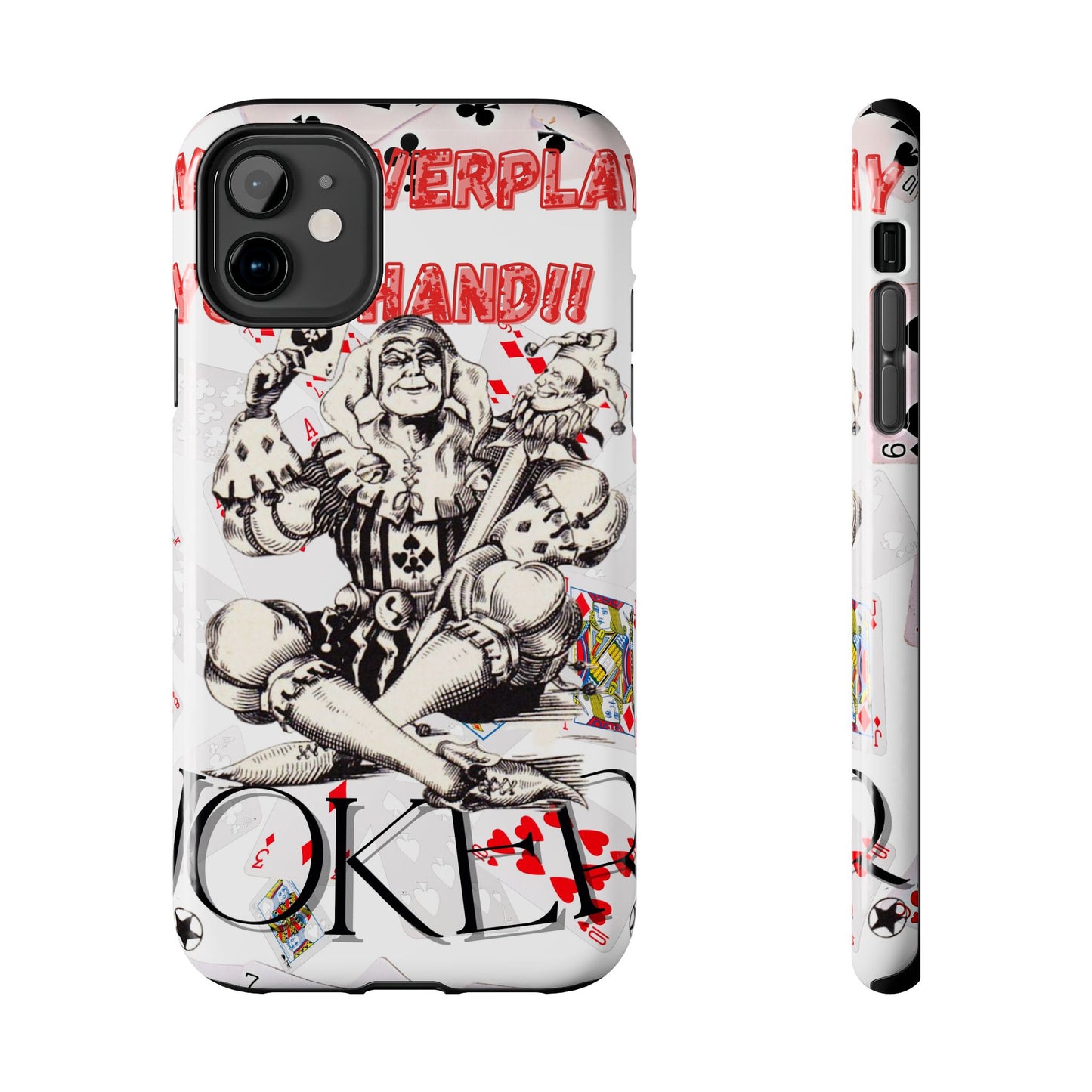 Bold Joker Phone Case - Unique Tough Cover for Gamers, Stylish Protection, Gift for Card Players, Fun Design for Phone Lovers