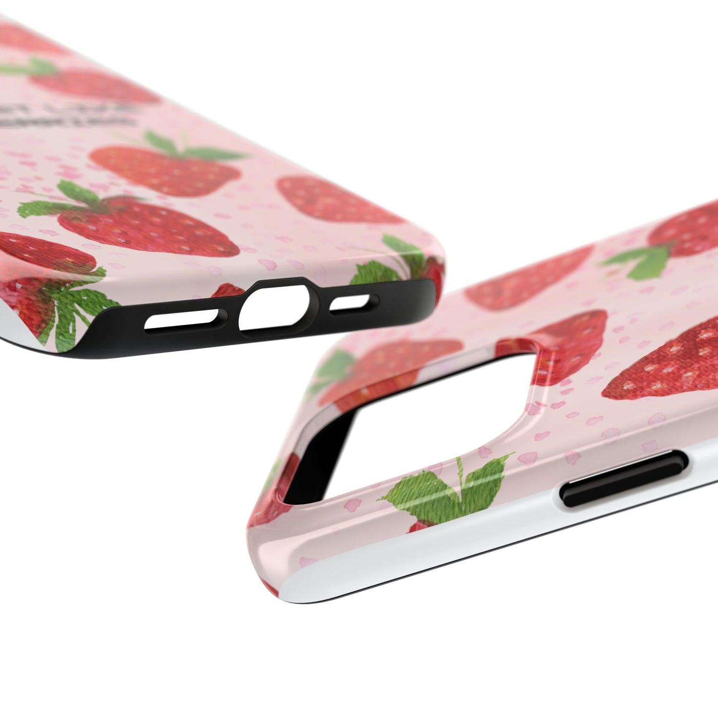 Sweet Like Berries Phone Case, Cute Tough Phone Cases, Berry Pattern Phone Cover, Berry Aesthetic Accessories, Gift for Berry Lovers