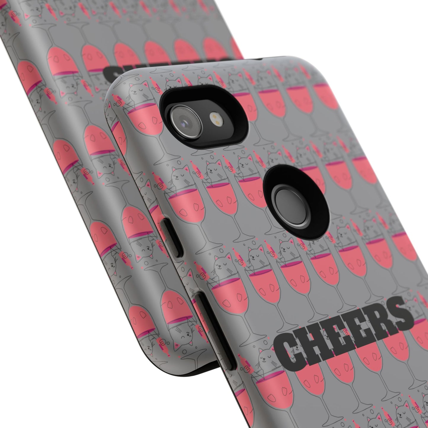 Cheers Phone Case, Fun Protective Case for Party Lovers, Gift for Birthdays, Anniversaries, Graduation, Custom Phone Cover