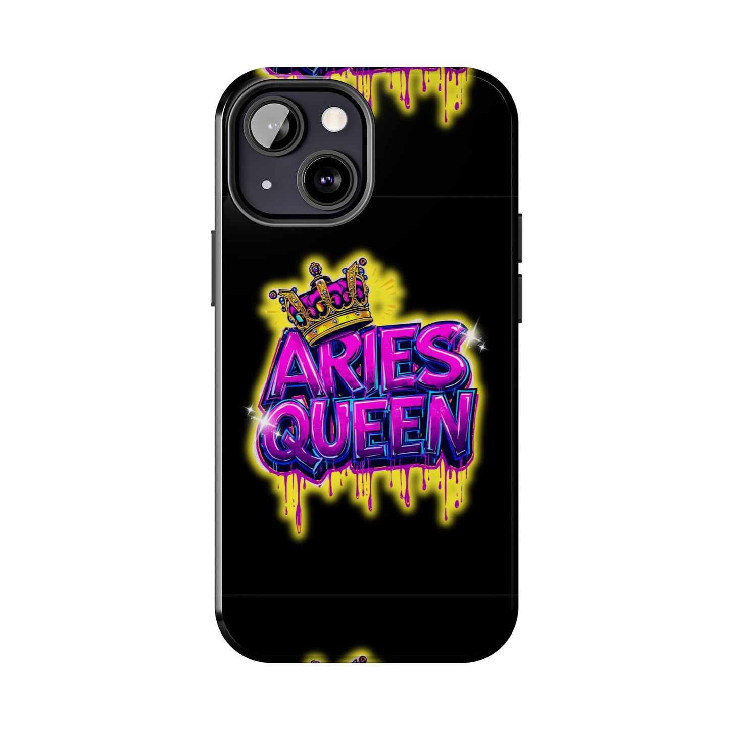 Aries Queen Tough Phone Cases - Vivid Design, Durable Protection, Aries Gifts, Astrology Accessories, Colorful Phone Cover
