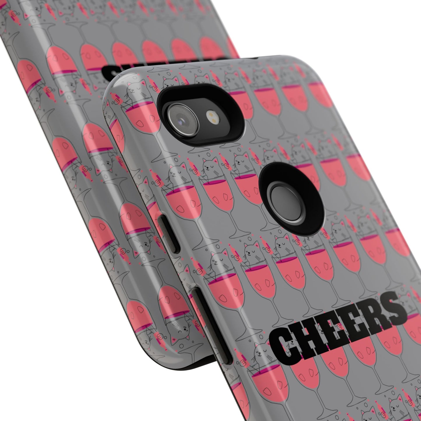 Cheers Phone Case, Fun Protective Case for Party Lovers, Gift for Birthdays, Anniversaries, Graduation, Custom Phone Cover