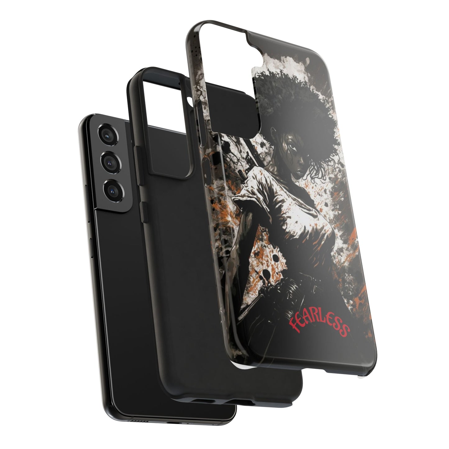 Fearless Tough Phone Cases for Adventurers, Unique Gifts for Him/Her, Durable Phone Accessories, Art-inspired Cases, Stylish Protection