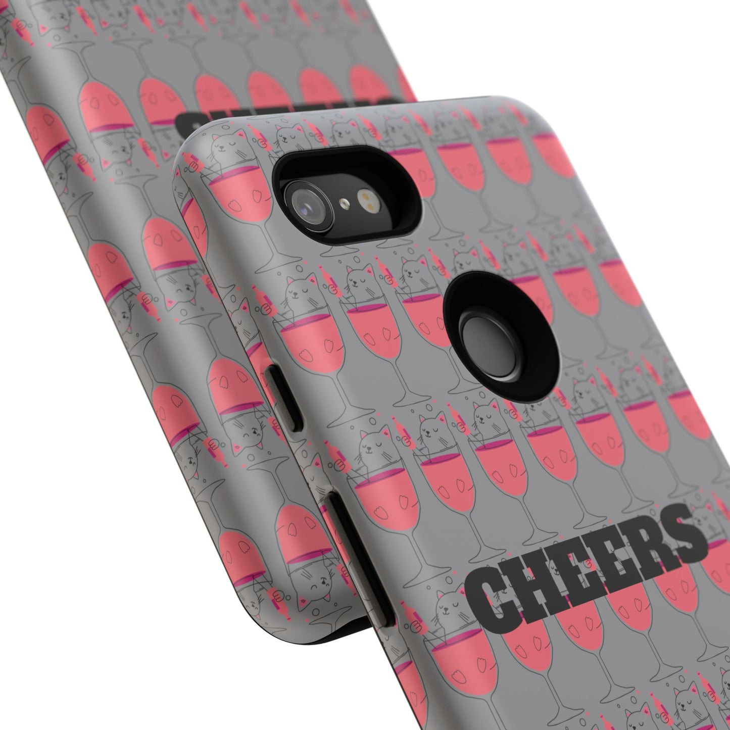 Cheers Phone Case, Fun Protective Case for Party Lovers, Gift for Birthdays, Anniversaries, Graduation, Custom Phone Cover