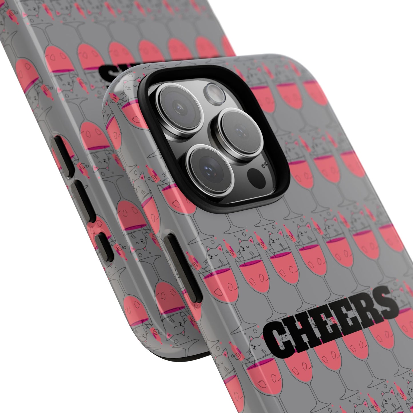 Cheers Phone Case, Fun Protective Case for Party Lovers, Gift for Birthdays, Anniversaries, Graduation, Custom Phone Cover