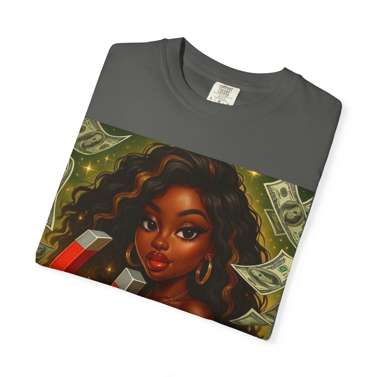 Magnet Money T-Shirt, Unisex Gift, Fashionable Tee, Casual Wear, Unique Graphic Design, Birthday, Motivational Apparel
