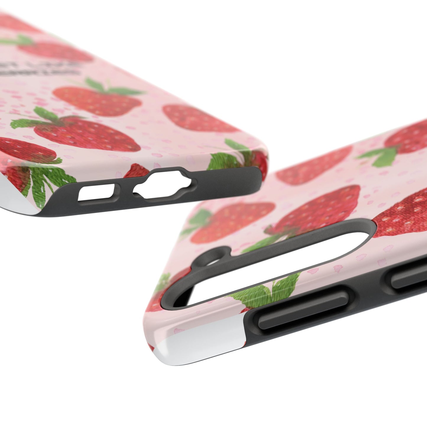 Sweet Like Berries Phone Case, Cute Tough Phone Cases, Berry Pattern Phone Cover, Berry Aesthetic Accessories, Gift for Berry Lovers