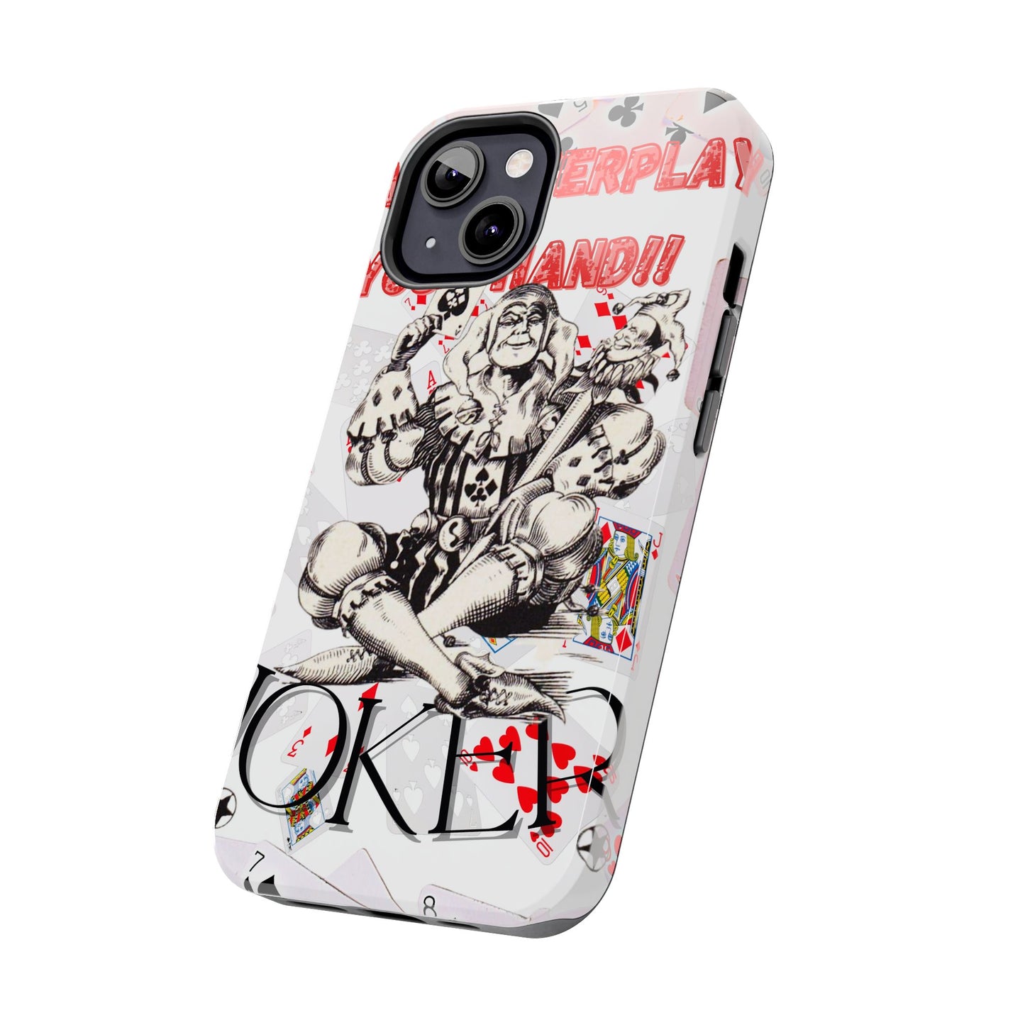 Bold Joker Phone Case - Unique Tough Cover for Gamers, Stylish Protection, Gift for Card Players, Fun Design for Phone Lovers