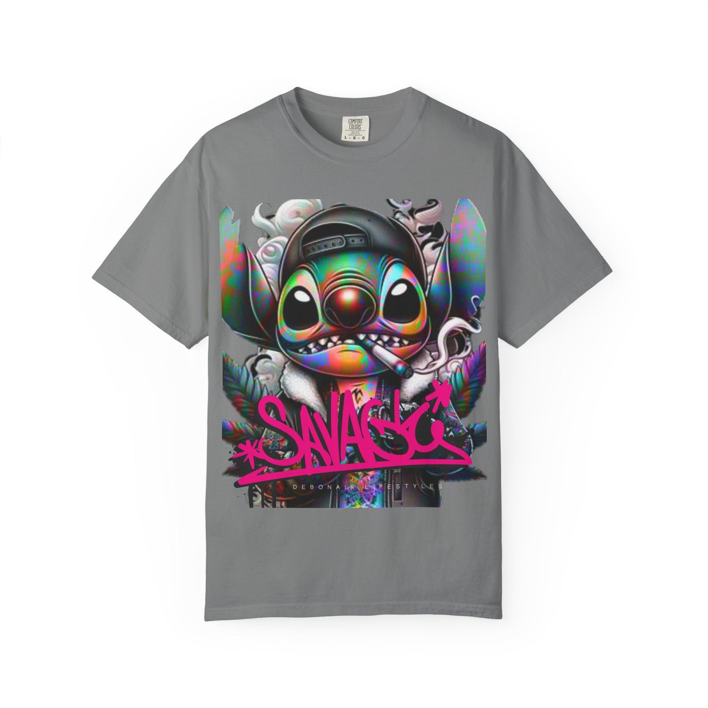 Savage Vibe Unisex Garment-Dyed T-Shirt, Streetwear, Graphic Tee, Cool Casual Wear, Unique Gift, Art-Inspired Fashion