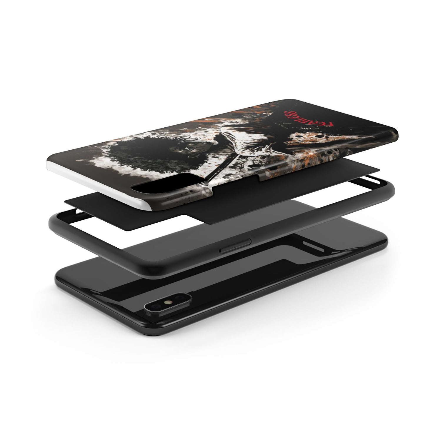 Fearless Tough Phone Cases for Adventurers, Unique Gifts for Him/Her, Durable Phone Accessories, Art-inspired Cases, Stylish Protection