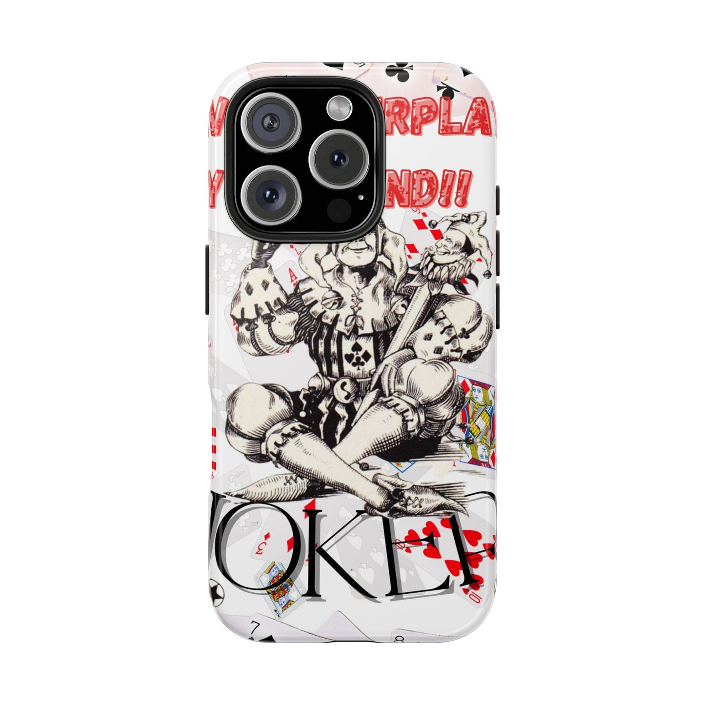 Bold Joker Phone Case - Unique Tough Cover for Gamers, Stylish Protection, Gift for Card Players, Fun Design for Phone Lovers