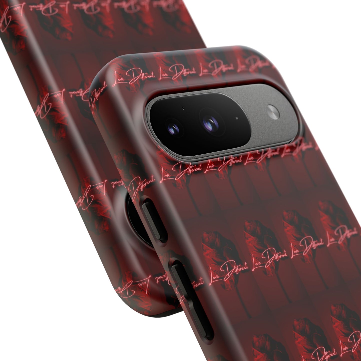 Red Patterned Phone Case | Tough Cases for Stylish Protection, Trendy Cell Cover, Unique Gifts for Tech Lovers, Modern Design