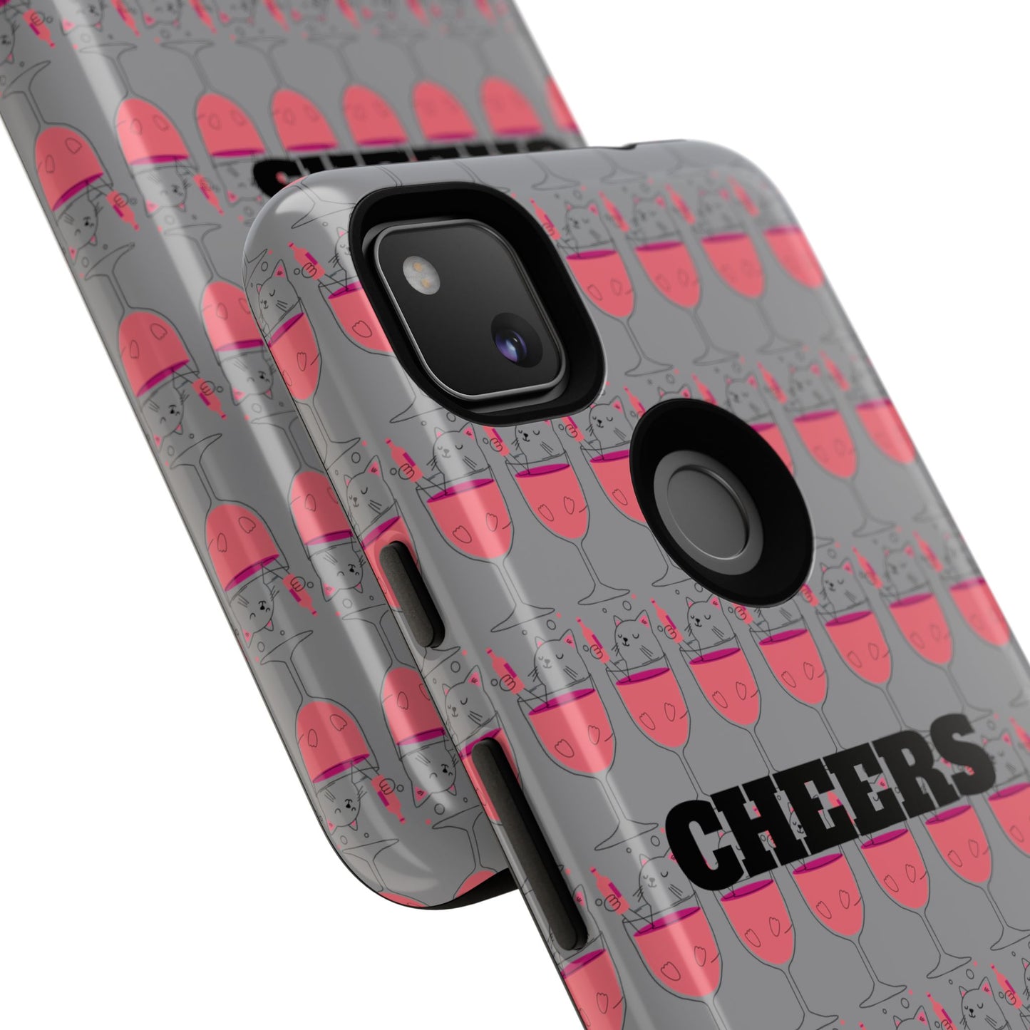 Cheers Phone Case, Fun Protective Case for Party Lovers, Gift for Birthdays, Anniversaries, Graduation, Custom Phone Cover