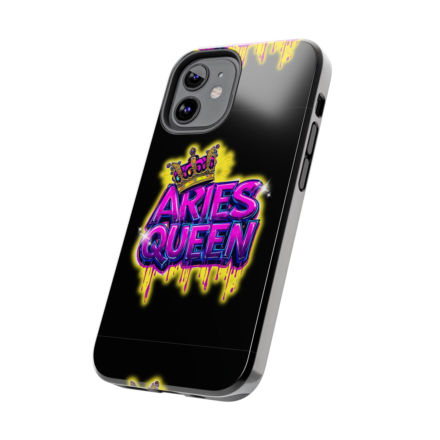 Aries Queen Tough Phone Cases - Vivid Design, Durable Protection, Aries Gifts, Astrology Accessories, Colorful Phone Cover