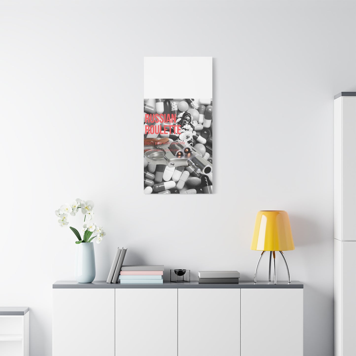 Bold Message Canvas Art, Wall Decor for Awareness, Mental Health Awareness, Home Office Decor, Unique Gift Idea