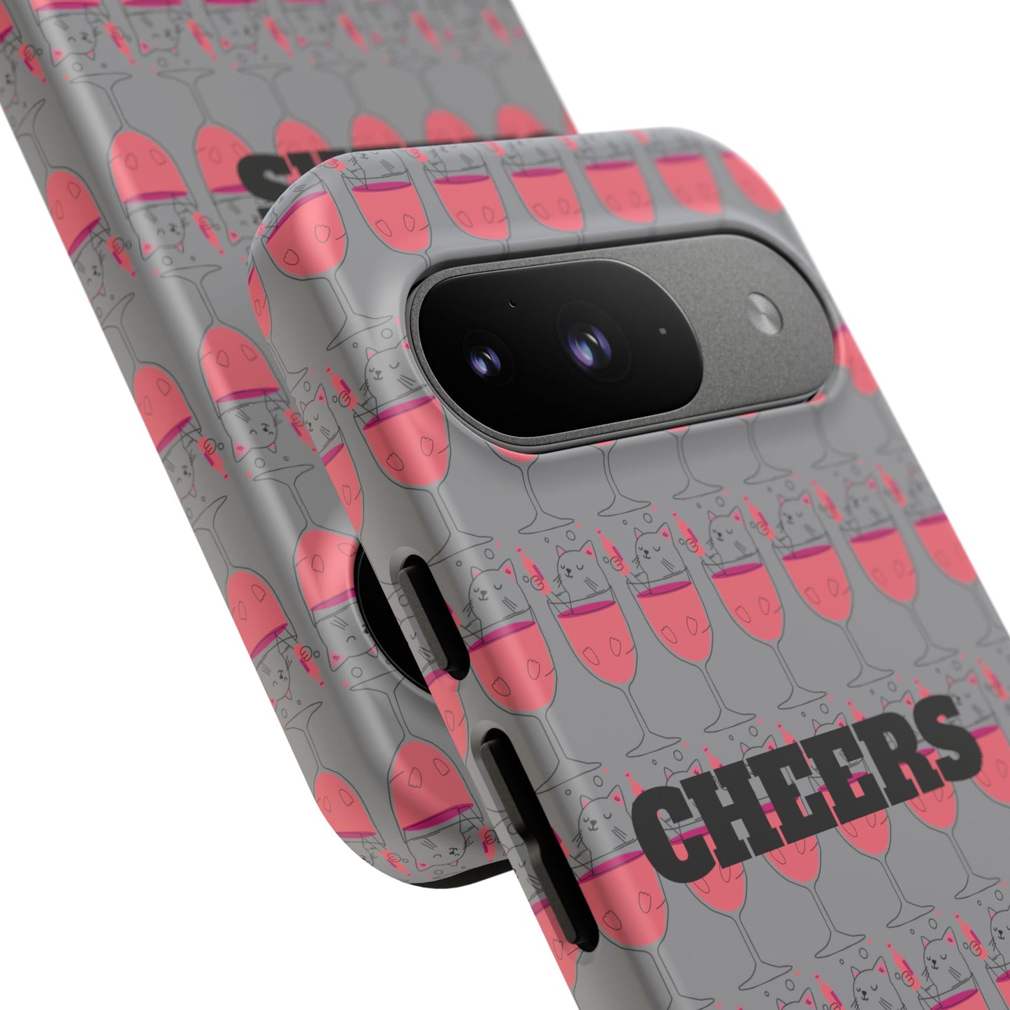 Cheers Phone Case, Fun Protective Case for Party Lovers, Gift for Birthdays, Anniversaries, Graduation, Custom Phone Cover