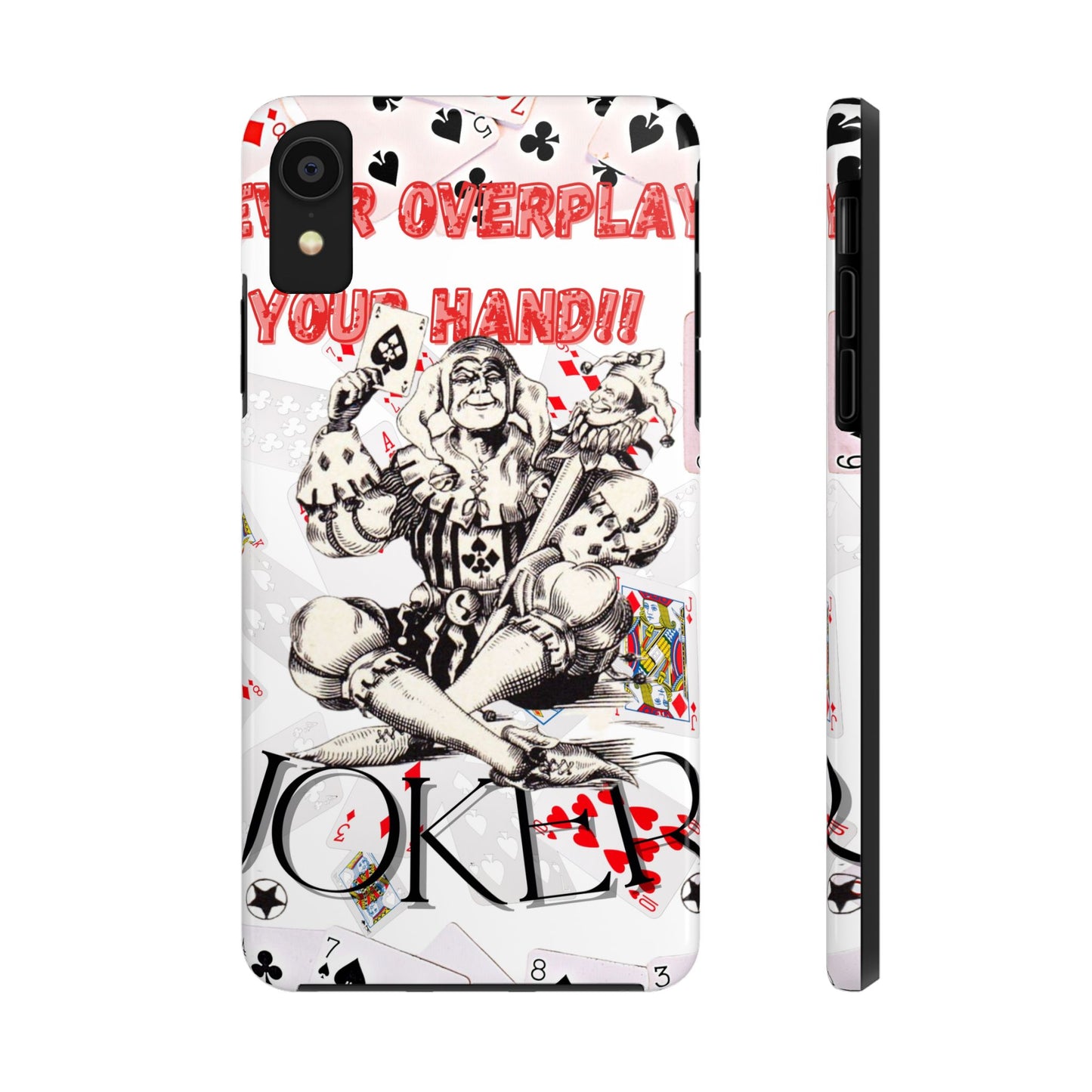 Bold Joker Phone Case - Unique Tough Cover for Gamers, Stylish Protection, Gift for Card Players, Fun Design for Phone Lovers