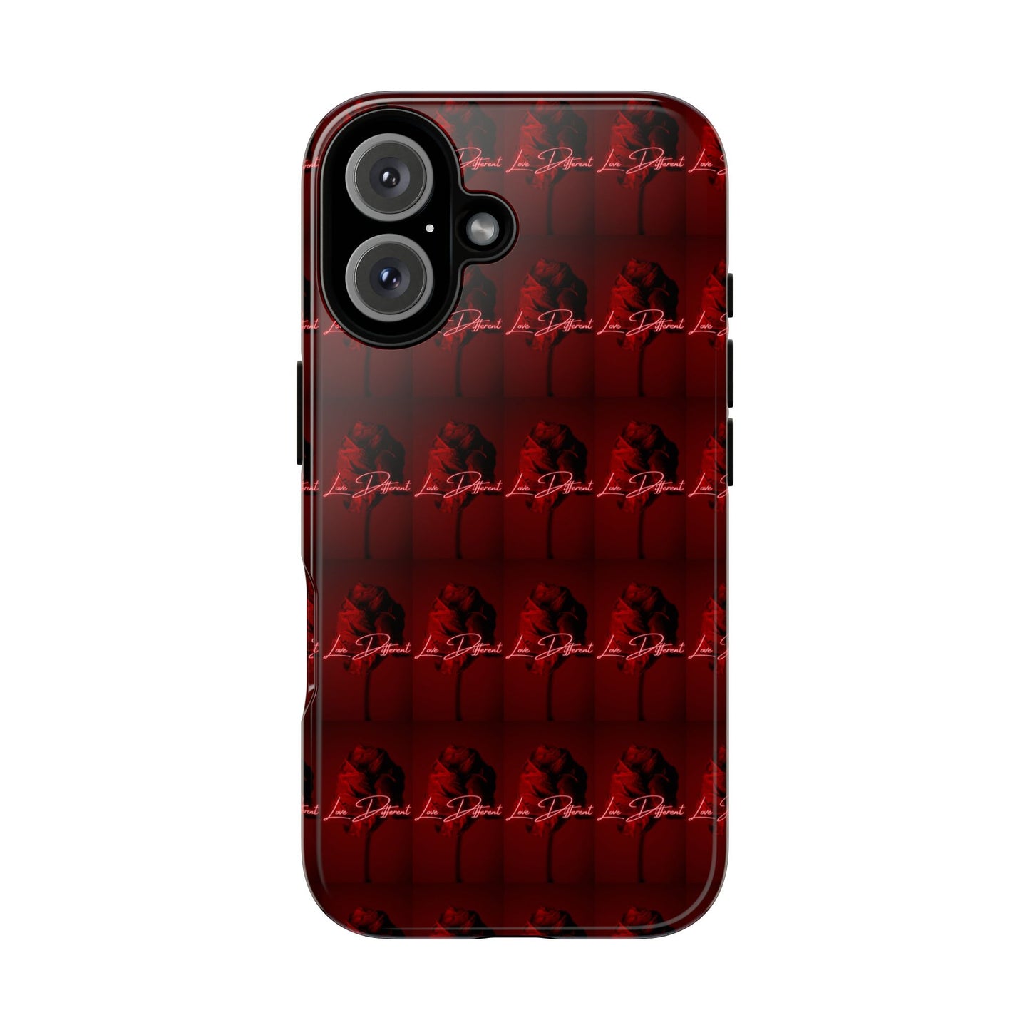 Red Patterned Phone Case | Tough Cases for Stylish Protection, Trendy Cell Cover, Unique Gifts for Tech Lovers, Modern Design