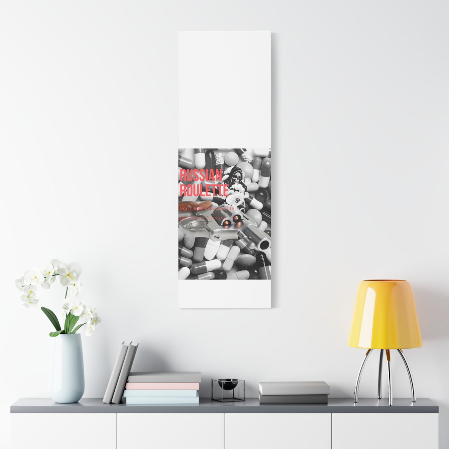 Bold Message Canvas Art, Wall Decor for Awareness, Mental Health Awareness, Home Office Decor, Unique Gift Idea