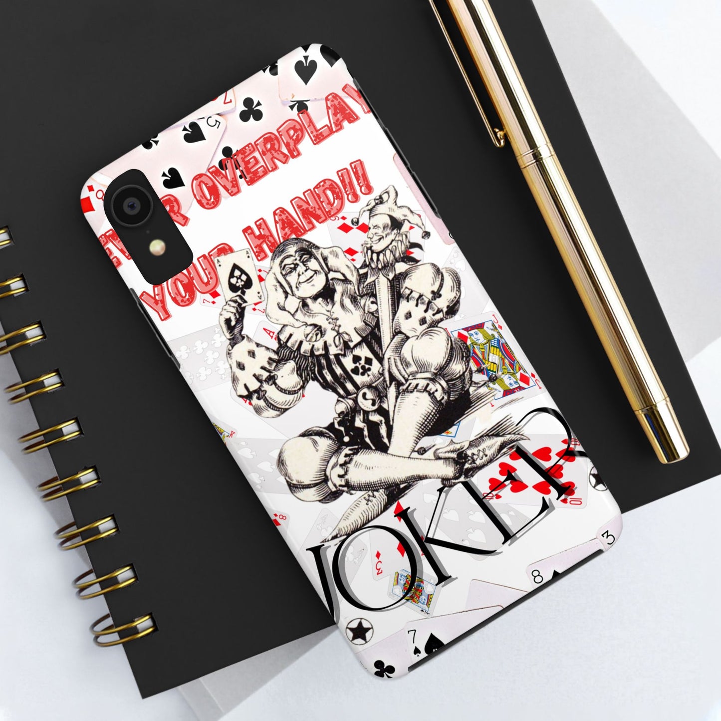 Bold Joker Phone Case - Unique Tough Cover for Gamers, Stylish Protection, Gift for Card Players, Fun Design for Phone Lovers