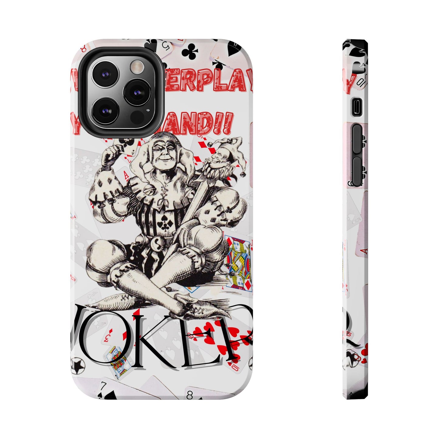 Bold Joker Phone Case - Unique Tough Cover for Gamers, Stylish Protection, Gift for Card Players, Fun Design for Phone Lovers