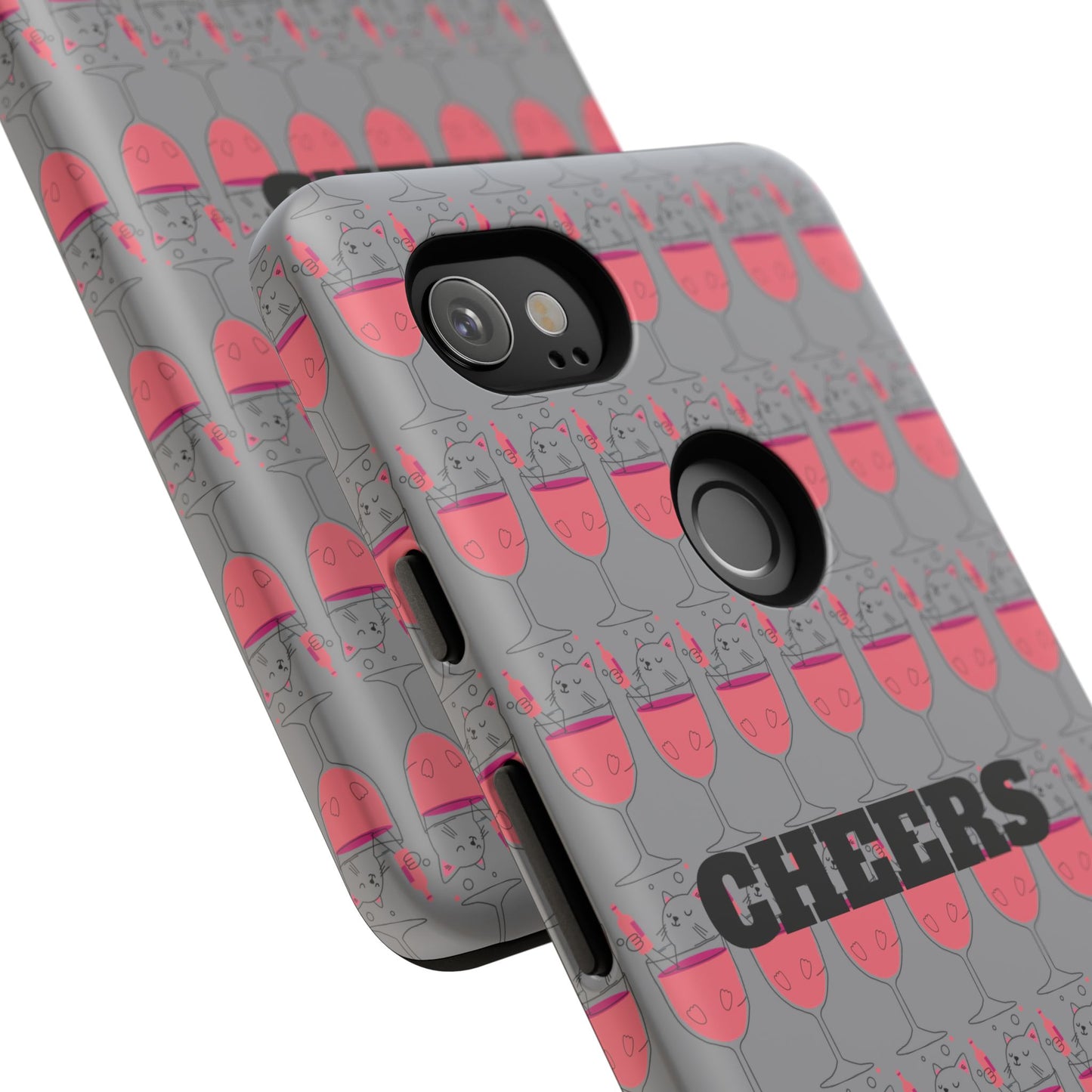 Cheers Phone Case, Fun Protective Case for Party Lovers, Gift for Birthdays, Anniversaries, Graduation, Custom Phone Cover