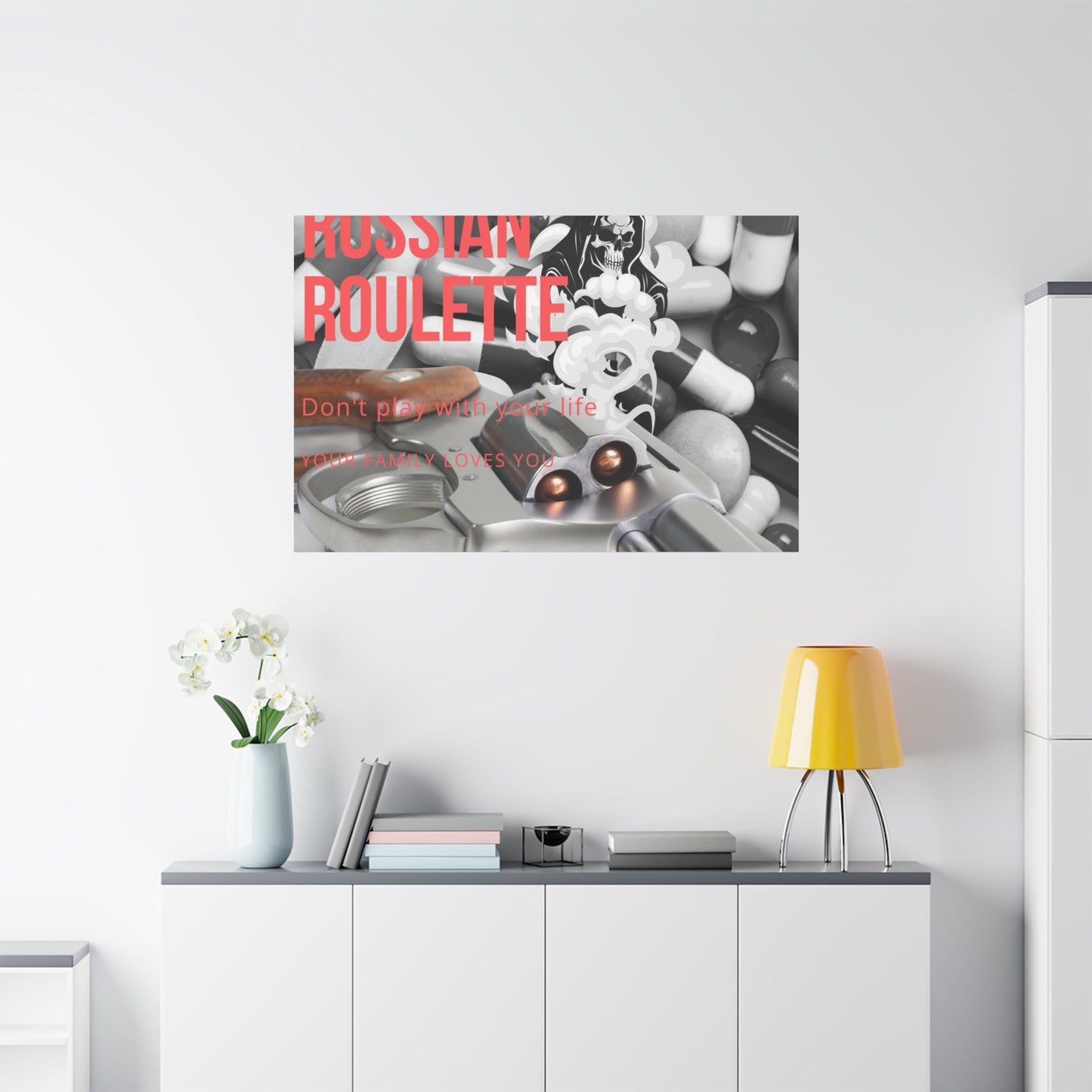Bold Message Canvas Art, Wall Decor for Awareness, Mental Health Awareness, Home Office Decor, Unique Gift Idea