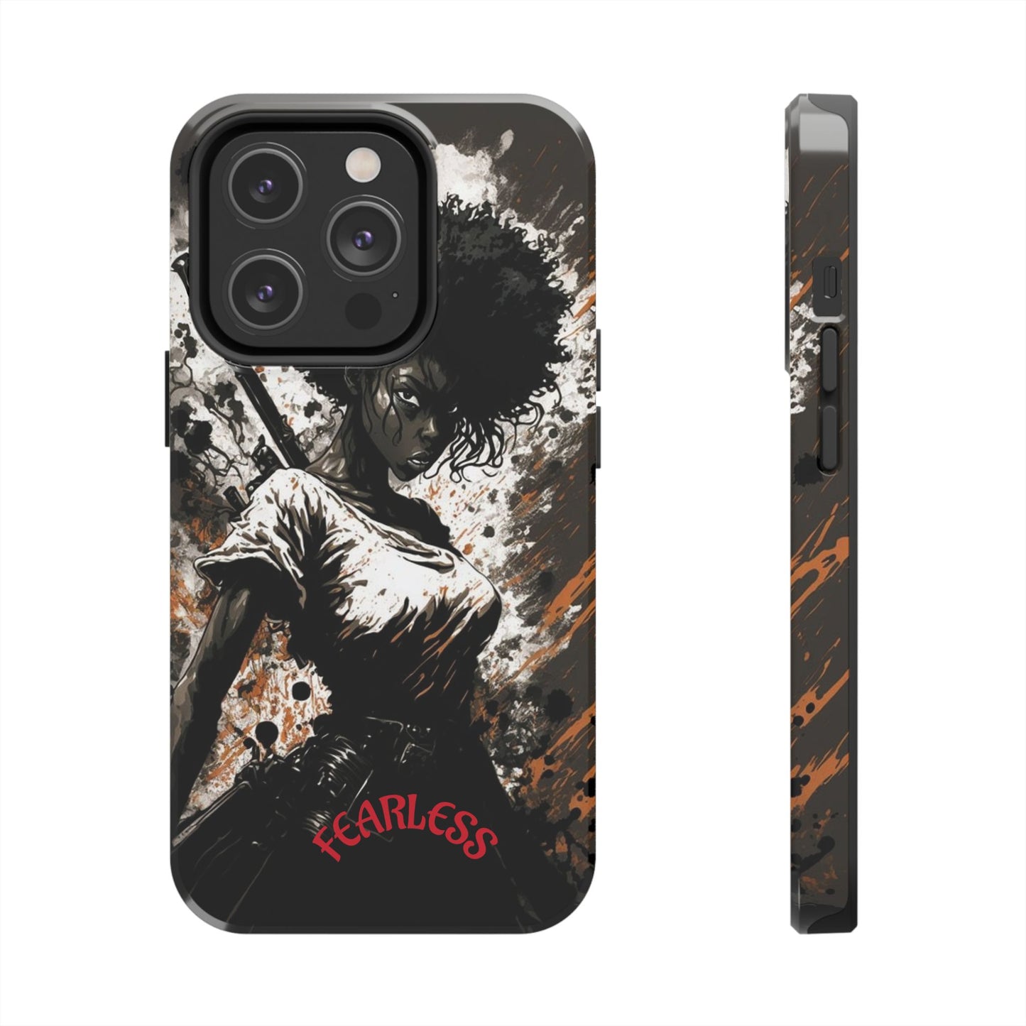 Fearless Tough Phone Cases for Adventurers, Unique Gifts for Him/Her, Durable Phone Accessories, Art-inspired Cases, Stylish Protection