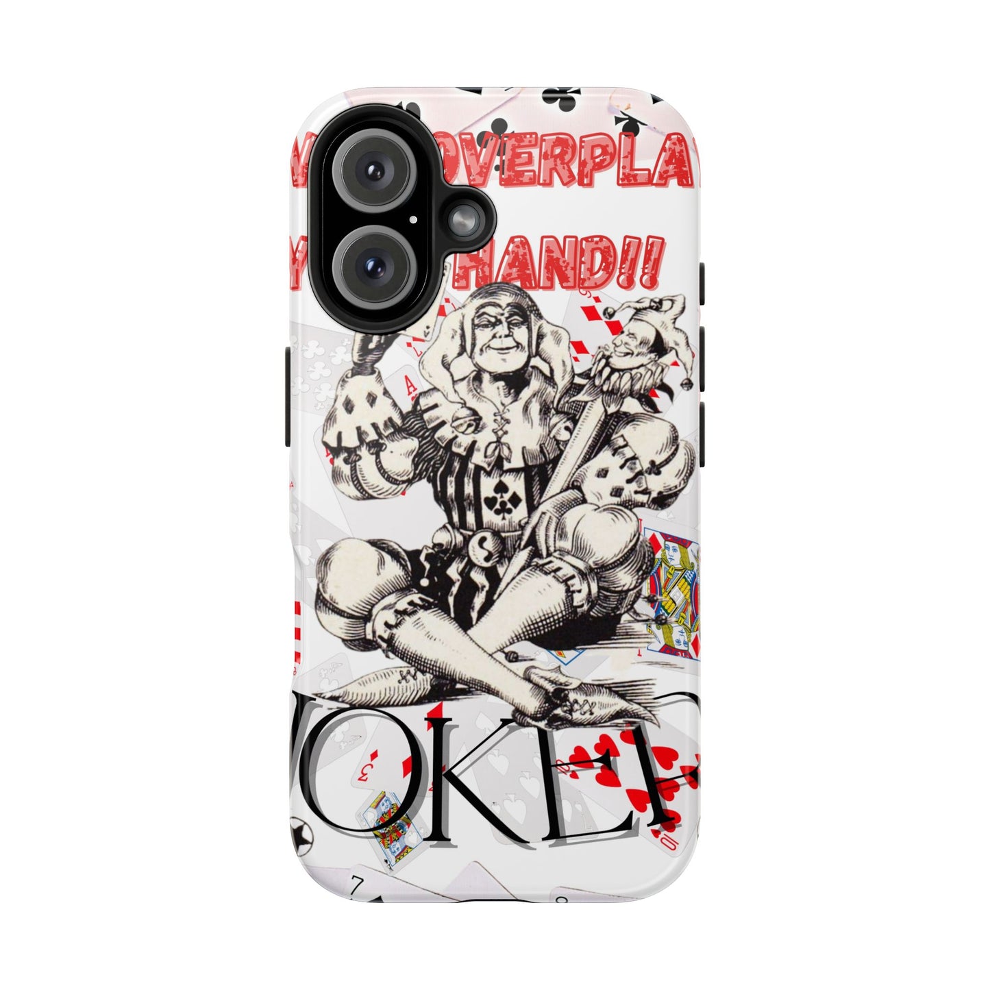 Bold Joker Phone Case - Unique Tough Cover for Gamers, Stylish Protection, Gift for Card Players, Fun Design for Phone Lovers