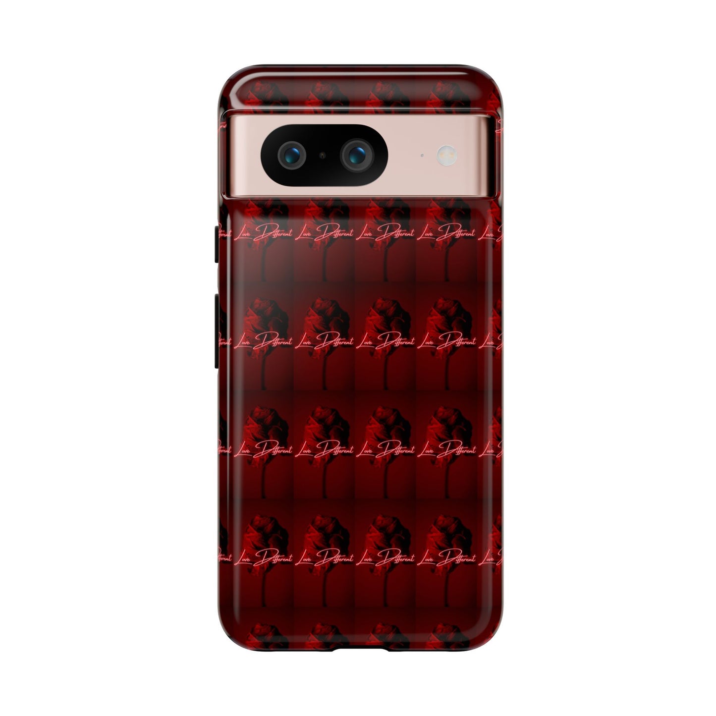 Red Patterned Phone Case | Tough Cases for Stylish Protection, Trendy Cell Cover, Unique Gifts for Tech Lovers, Modern Design
