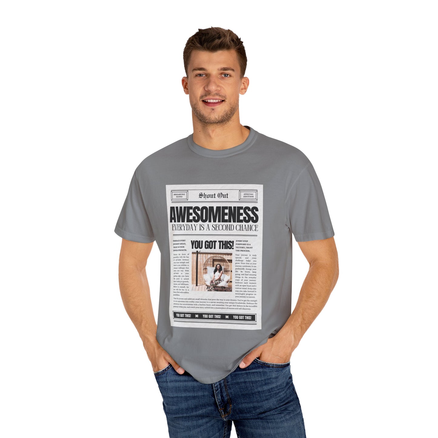 Motivational T-Shirt, Graphic Tee, Positive Vibes Shirt, Gifts for Friends, Everyday Wear, Encouragement Apparel